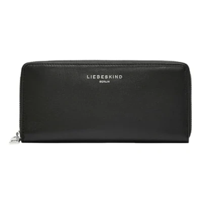 Afbeelding van Liebeskind Berlin Gigi WALLETS L SHEEP NATURAL BLACK, zwart
