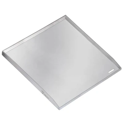 Afbeelding van BBQ Toro 40 stuks roestvrijstalen grillplaten, rechthoekig, universeel en robuust, voor houtskool gas, barbecue accessoires, met afvoergat