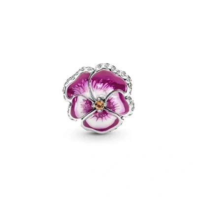 Afbeelding van Pandora Moments 925 Sterling Zilveren Pansy Flower Bedel 790777C01