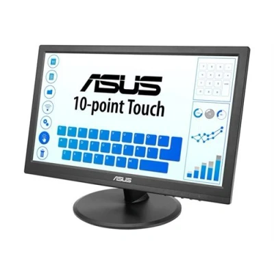 Afbeelding van Asus VT168HR Touch Touchscreen monitor Energielabel: B (A G) 39.6 cm (15.6 inch) 1388 x 768 Pixel 16:9 5 ms HDMI, USB, VGA TN LED
