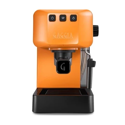 Afbeelding van Gaggia EG2109 ORANGE handmatige espressomachine, gemalen of wafels, POD systeem voor romige expressie met pads, automatische voorinfusie, 15 bar, nieuw model 2023, 100% gemaakt in