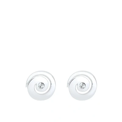 Afbeelding van Elli Oorbellen voor dames, 925 sterling zilver, Kristal metaal, kristal,