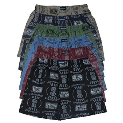 Afbeelding van MioRalini Herenboxershorts, effen kleuren, klassiek of neutraal, zacht en los, maten S, M, L, XL, 2XL, 3XL, 4XL, 5XL, 6XL 7XL, set van 12 6