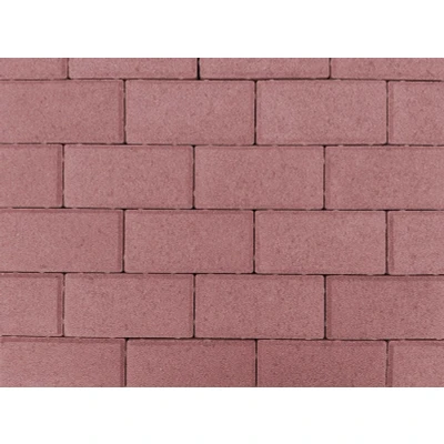 Afbeelding van S top betonstraatsteen 21x10,5x8 cm paars komo