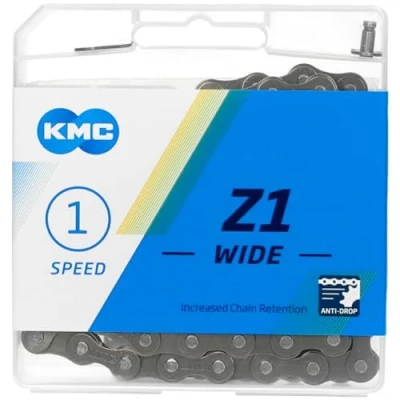 Afbeelding van Kmc Ketting Z1 Breed 1/2 X 1/8 Inch 112s Single Speed Bruin