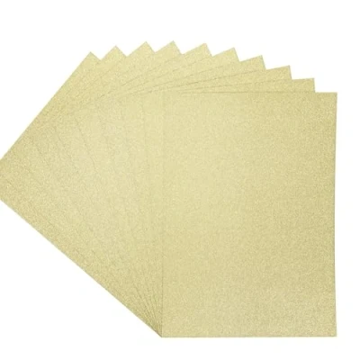 Afbeelding van Crafter&#039;s Companion Glitter karton A4 a 10 vel Ivoor