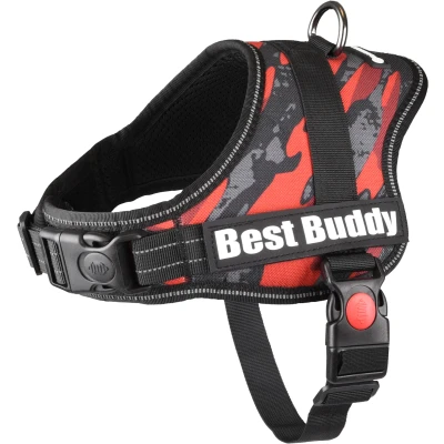 Afbeelding van Hondentuig Best Buddy Pluto Rood Army S