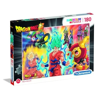 Image de Clementoni 29761 puzzle Dragon Ball Supercolor 180 pièces à partir de 7 ans, coloré pour enfants avec luminosité et intensité couleur particulières, jeu d&#039;adresse