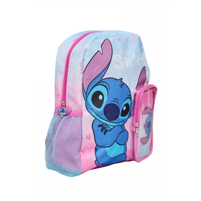 Afbeelding van Stitch rugzak meisjes schooltas met pennenetui