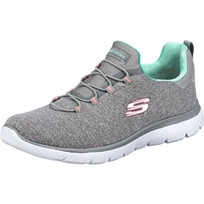 Afbeelding van Skechers Cosmic View Solar zekering, damessneakers, Mintgrijs