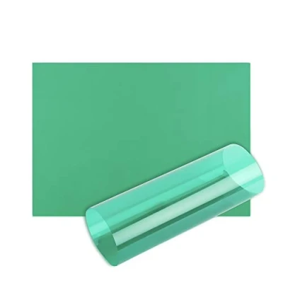 Afbeelding van 10 vellen A4 Acetaat transparante kunststoffolie lichtfilter leeshulp 100 micron DIN groen