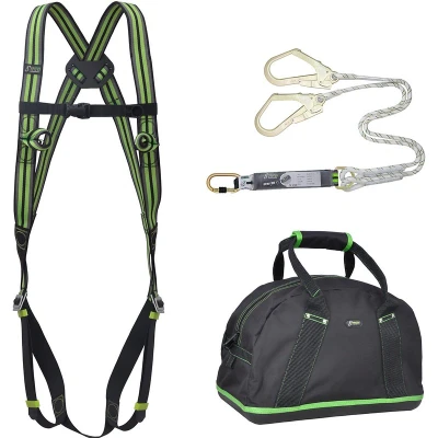Afbeelding van Kratos Valbeveiliging Harnas Complete Set Basic 2x Haak