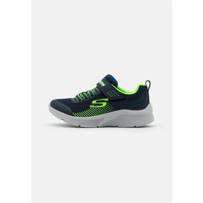 Afbeelding van Skechers Microspec Sneakers laag voor kinderen, Maat: 30, Navy/lime/blue Kunststof/ textiel
