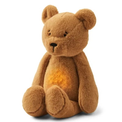 Afbeelding van Liewood knuffelkonijn met nachtlamp en geluid hattie 23 cm