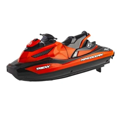 Afbeelding van Ninco Trexx Spectaculaire watermotorfiets uitgerust met 2 motoren, zender 2,4 GHz technologie, 3,7 V en 500 mAh lithium ion batterij, afmetingen: 24,5 x 22 9 cm, vanaf 6 jaar (NH99038)