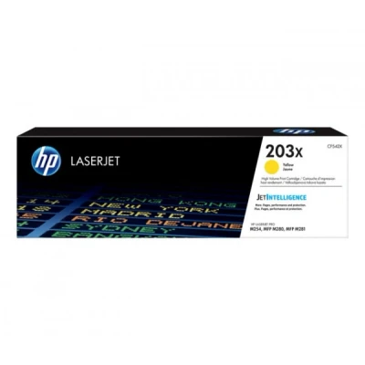 Afbeelding van HP Tonercartridge CF542X 203X geel HC