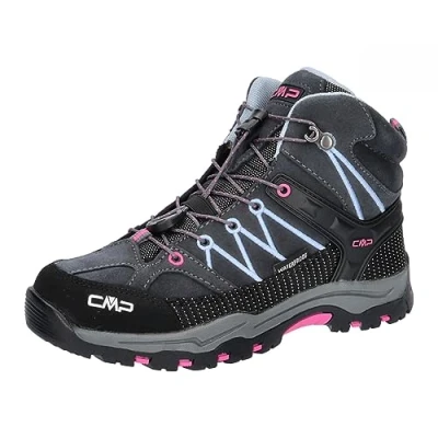 Image de CMP KIDS RIGEL MID TREKKING SHOES WP Mixte enfant Chaussures de randonnée, Titanio Skyway, 37 EU