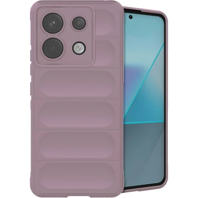 Afbeelding van iMoshion Hoesje Geschikt voor Xiaomi Poco X6 Pro Siliconen EasyGrip Backcover Paars