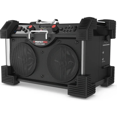 Afbeelding van PerfectPro ROCKHART RH3 Bouwradio FM RDS DAB+ Bluetooth AUX In Oplaadbaar (ingebouwde Lithium accu)