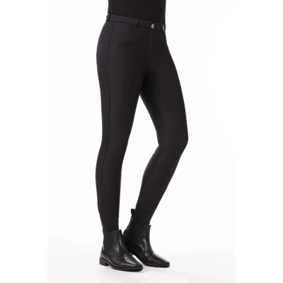 Afbeelding van HKM Rijbroek Winner Softshell Winter met Sil. Zitv. Zwart 40