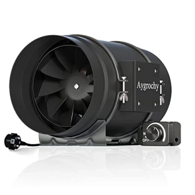 Afbeelding van Aygrochy Inline Kanaalventilator met Variabele Snelheid 200mm