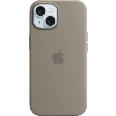 Afbeelding van Apple MagSafe Siliconen Back Cover Beige iPhone 15