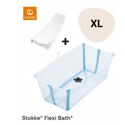 Afbeelding van Stokke Bad Opvouwbaar Flexi Bath XL Bundle Ocean Blue