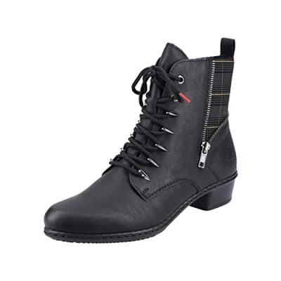 Afbeelding van Rieker Y0700 dameslaarzen, zwart, 37 EU, zwart.
