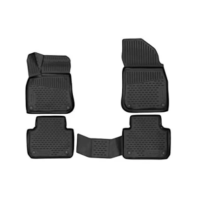 Afbeelding van Element Porsche Cayenne rubberen automatten, op maat gemaakt, 3D vloermatten (4 delige set)