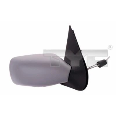 Afbeelding van Buitenspiegel Tyc 310 0076 Links Met grondlaag Instellen: kabel, Bol vormig FORD: FIESTA 4