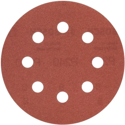 Afbeelding van Bosch Accessories 2609256A20 Excenterschuurpapier Met klittenband, Geperforeerd Korrelgrootte 240 (Ø) 115 mm 5 stuk(s)