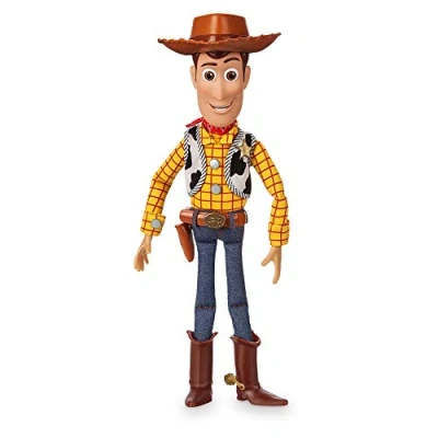 Afbeelding van Disney Toy Story 4 Interactief sprekend figuur Woody Inclusief meer dan 10 Engelse zinnen speelgoed en figuren Laserverlichting Geschikt voor kinderen vanaf 3 jaar 35 cm