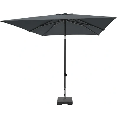Afbeelding van Stokparasol moraira push up 230x230cm polyester grey grade 6 zonwering Madison