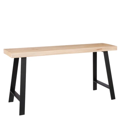 Afbeelding van Plano Bank L92 x B31 H46 cm Vurenhout Lichtbruin