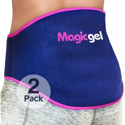 Afbeelding van Magic Gel icepack voor de Rug Compressie ijspak gelpack Coldpack herbruikbaar Warm en koud gebruik Hot cold pack snelle verlichting