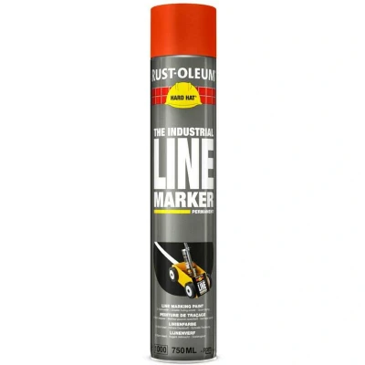 Afbeelding van Rust Oleum Lijnmarkering Rood RAL 3020 Spuitbus 750ml Helder Slijtvast