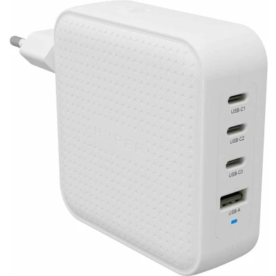 Afbeelding van HYPER HyperJuice® 100W USB C Laptop netvoeding 100 W Binnen C, 3.2 Gen 1 (USB 3.0) GaN, Met adapter voor Europa, Verenigd Koninkrijk,