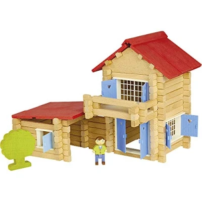 Afbeelding van Jeujura 8033 Bouwspellen het houten huis 140 stuks