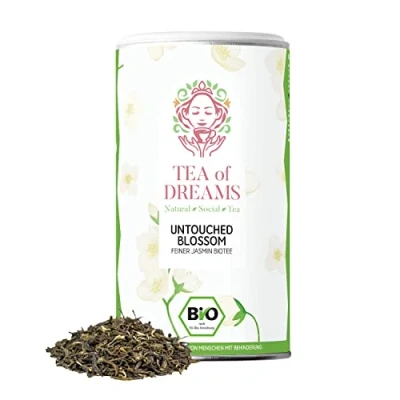 Afbeelding van Biologische jasmijnthee &quot;Untouched Blossom&quot; losse thee 70 g