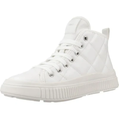 Image de Geox J Laquinny Girl B Chaussures pour fille, blanc, 39 EU