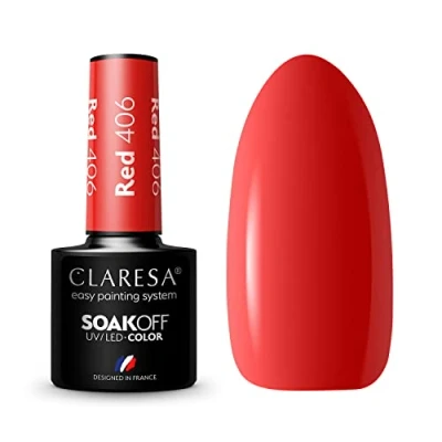 Afbeelding van Claresa 406 RED UV nagellak, 5 ml