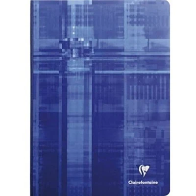 Image de Clairefontaine 69142C Un Cahier Brochure Dos Toilé A4 21x29,7 cm 192 Pages Petits Carreaux Papier Blanc 90 g Couverture Carte Pelliculée Couleur Aléatoire