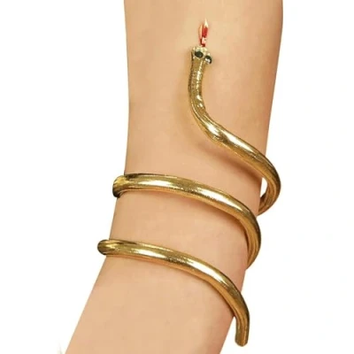 Afbeelding van Widmann Verkleed armband slang goud Egypte/Cleopatra thema party Carnaval sieraden