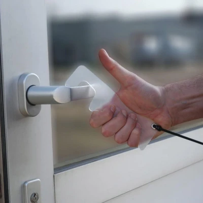 Afbeelding van Jalema Hands free Deur Opener, Transparant, Ft 170 X 52 Mm, Pak Van 4 Stuks Veiligheidsartikelen