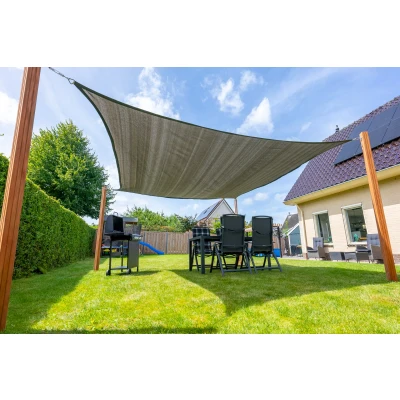 Afbeelding van Wovar Schaduwdoek Vierkant 600 cm Antraciet 320gr/m2 Per Stuk