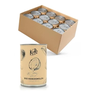 Afbeelding van KoRo Bio kokosmelk 12 x 400 ml