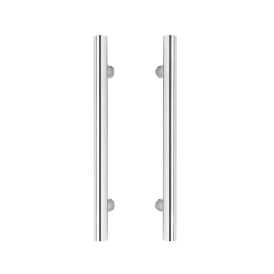 Afbeelding van Intersteel Deurgrepen per paar T vorm 1000x80x30 HoH 800 rvs