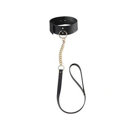 Image de BIJOUX INDISCRETS Maze Collier de Bondage Choker avec Laisse, Noir