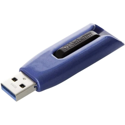 Afbeelding van Verbatim V3 Max USB stick 64 GB Blauw 49807 3.2 Gen 1 (USB 3.0)