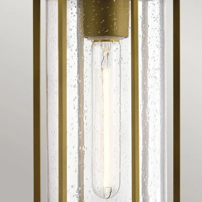 Afbeelding van Kichler LED Buiten Hanglamp Camillo 1X E27 Max 60W IP44 Dimbaar Painted Natural Brass